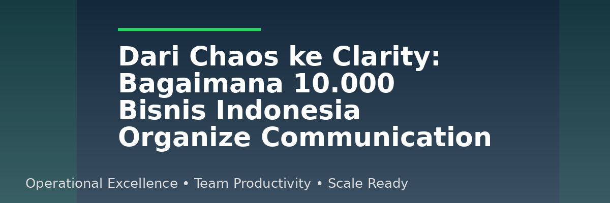 Banner - Communication Centralization